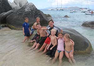 The Baths at the BVI - a great kid destination