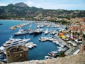 The port of Calvi calvi