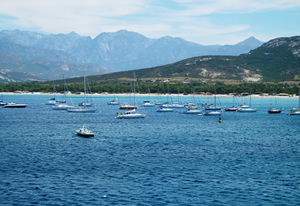 Moorings for near Calvi calvi