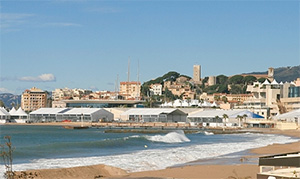 The famous Carlton Hotel on the Croissette in Cannes