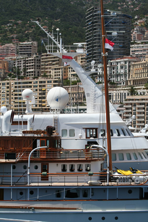 the unique skyline of Monaco