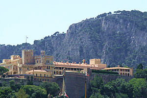 the Grimaldi Palace in Monaco