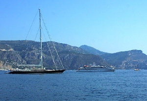 view from St Jean Cap Ferrat