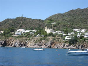 The pretty town of Panarea