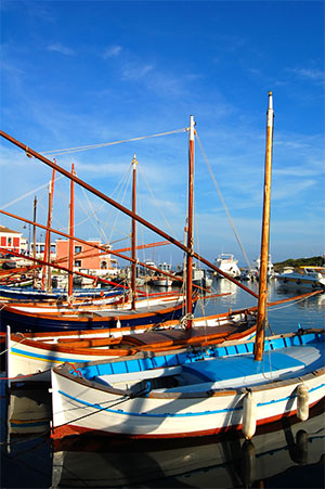 Sardinia Painted Boats