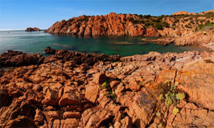 Red rocks of Sardinia