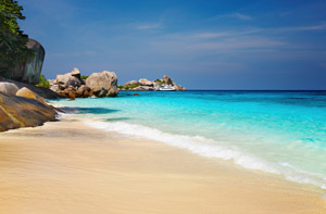 The rock formations and gorgeous beaches of the Similan Islands